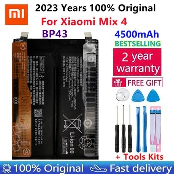 100% Оригинален Нов висококачествен взаимозаменяеми батерия Xiao Mi BP43 2250x2mAh за батерии на мобилни телефони Xiaomi Mix 4 Mix4 Bateria