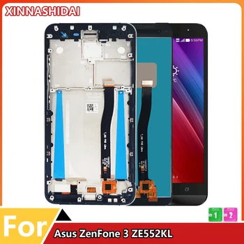 100% Тествани 5,5-инчов LCD-дисплей за Asus ZenFone 3 ZE552KL с цифров преобразувател LCD дисплей с подмяна на обхвата на събирането на