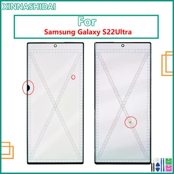 Randomness100% Тестван OLED LCD дисплей За Samsung S22 Ultra LCD touch screen Digitizer S908B/U Подмяна на Дефектен екран с точки