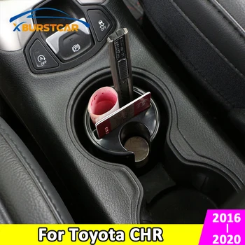Xburstcar за Toyota C-HR CHR 2016-2020 ABS Интериора на Автомобила Държач За Карти Скоростна Титуляр За Монети Кутия Калъф За Съхранение на Аксесоари