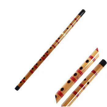 Висококачествена Бамбук Флейта 1бр Професионални Дървени Духови Музикални Инструменти C D E F G Ключ Китайски Disi Напречен Flauta