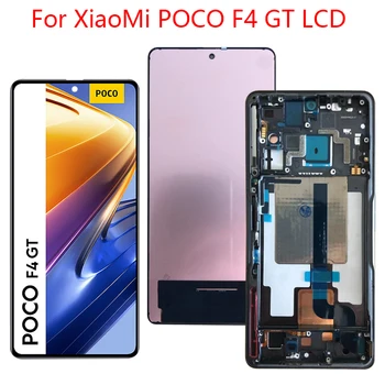 Качествен LCD дисплей 6,67 Инча За Xiaomi Poco F4 GT Екран LCD дисплей За POCO F4 GT 21121210G LCD дисплей, резервни Части за Сензорния екран