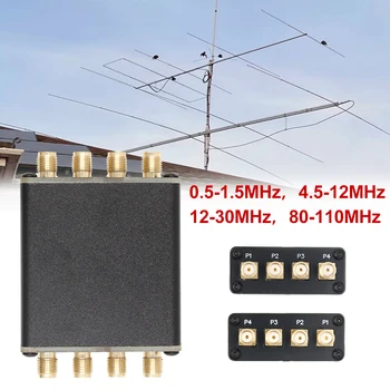 СПТ-Филтър Лента, 4 В 1 Диапазони честота 0,5-1,5 Mhz 4,5-12 Mhz 12-30 Mhz 80-110 Mhz FM-Филтър Лента за SDR-Приемник Malahit