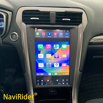 256 GB ROM 12.1-инчов автомобилен мултимедиен плейър Tesla Android с екран за Ford Mondeo 2016 Fusion Radio 2din GPS Стерео главното устройство