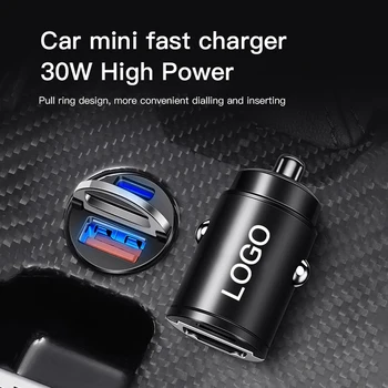 30 W, USB Зарядно за Кола Quick Charge 3.0 Type C Телефонен Адаптер За Dodge Durango Charger Ram 1500 Nitro Journey Demon Caliber, Caravan