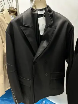 AD9067 Модерен мъжки палта и якета 2023 за подиум, луксозен известна марка, европейски дизайн, мъжки дрехи, за партита
