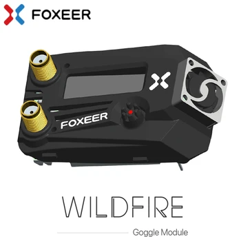 FOXEER Wildfire 5,8 Ghz 72CH Двойна Приемник OLED Екран, Поддръжка на Актуализации на Фърмуера на OSD 5-16 за Fatshark RC FPV Очила САМ резервни Части