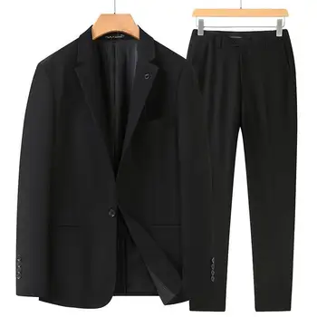 M-Мъжки костюм, ежедневното лятно палто свободно размери в бизнес стил