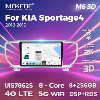 MEKEDE M6 Pro Plus 3D Автомагнитола Android All in one За Kia Sportage 4 QL 2018 - 2022 Мултимедиен плеър За Carplay Android Auto