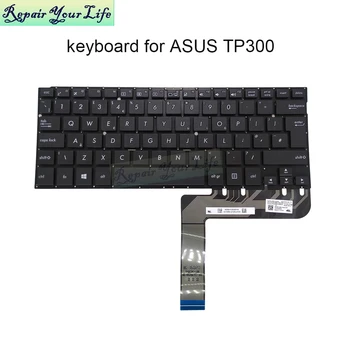 TP300L Великобритания GB Английска Клавиатура За Лаптоп ASUS Transformer Book Flip Q302 Q304 TP300 TP300LA TP300LD Q302LA Q304UA 0KNB0-2126UK00