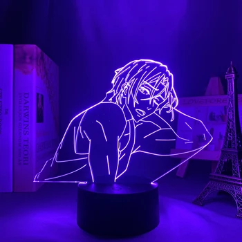 Аниме Led Светлина Безплатно Вечно Лято Рин Мацуока за Декор Спални лека нощ Манга Детски Подарък за рождения Ден На Стая Аниме 3d Лампа