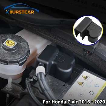 За Honda Civic 2016 2017 2018 2019 2020 Автомобили Негорючая Пластмасов капак за батерии за отрицателна мощност Защитни капаци за батерии