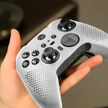 Здрави силиконови меки аксесоари Калъф-дръжка за контролер XboxOne Elite Series 2, защитно покритие геймпада, защитен кожух
