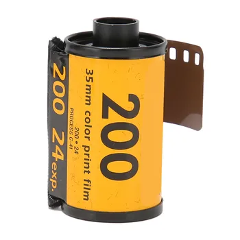 Златна 200 Цветна негативна 35-миллиметровая филм Професионална 35-миллиметровая филм ISO 200 с 24 експозиции за камери