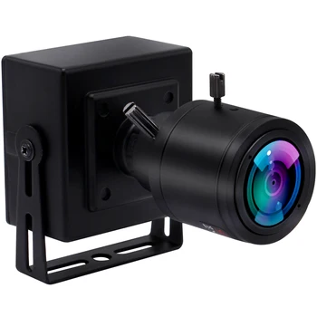 Индустриална Високоскоростен Usb камера ELP 2MP OV4689 Mini 1080p 60 кадъра в секунда, 720p 120 кадъра в секунда, 360 P 260 кадъра в секунда с байонетом M12 с променливо фокусно разстояние от 2.8-12 мм