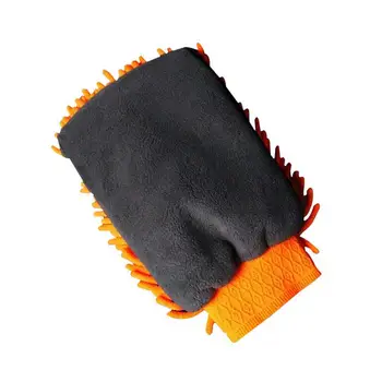 Инструменти за почистване на ръкавици за автомивки от Шенилна Мека дебела ръкавица за автомивка Микрофибър за автоматично обяснения Гъба за почистване на детайли Четка