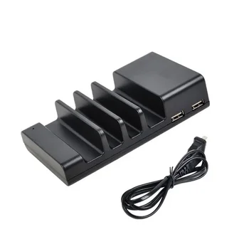 Многопортовый USB Държач Зарядно Устройство За Бързо Зареждане на Телефон 4 Порта Станция Зарядно устройство-Hub за Телефон/ Маси/Часовник/Зарядно Устройство Power Bank