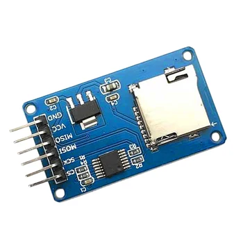 Модул Micro SD SPI Такса за разширяване на паметта 5V 3.3 V Micro SD TF карта 6 контакти за защита на Модул памет за Arduino