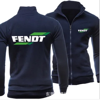 НОВ мъжки есента принт с логото на марката FENDT, Hoody без качулка, градинска яке, спортни дрехи, Пуловери, блузи