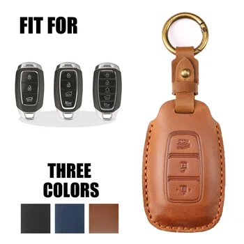 Подходящ за съвременния Феста Elantra Mintu new Shengda чантата за ключовете от колата кожен калъф за ключове