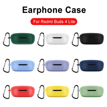 Силиконов защитен калъф за слушалки за Redmi Рецептори 4 Lite, калъф за безжични слушалки, калъф за слушалки с дългоцевно оръжие, аксесоари