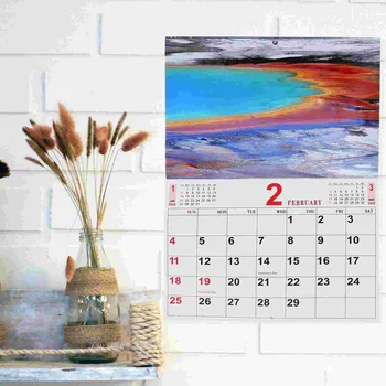 Стенен фотоалбум с гледката, Фотоальбомный календар, месечен календар, стенен календар за ежедневна употреба