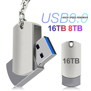 Супер Високоскоростен USB 3.0 16 TB Портативни SSD Устройство 8T Memoria USB Flash Drive 4 TB И 2 TB OTG Pendrive Cle USB Stick Безплатна Доставка