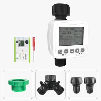 Таймер разбрызгивателя, таймер за подаване на вода, програмируем таймер на градински маркуч, кран със система за забавяне на дъжд, цифрова система за напояване таймер IPX5