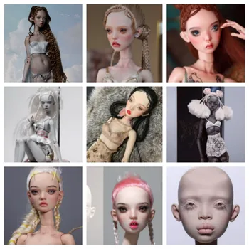 Търговия на едро с кукли BJD 1/4 Руски сестри Подарък Висококачествени Шарнирные кукла, Играчка подарък Колекция Доли Model гол